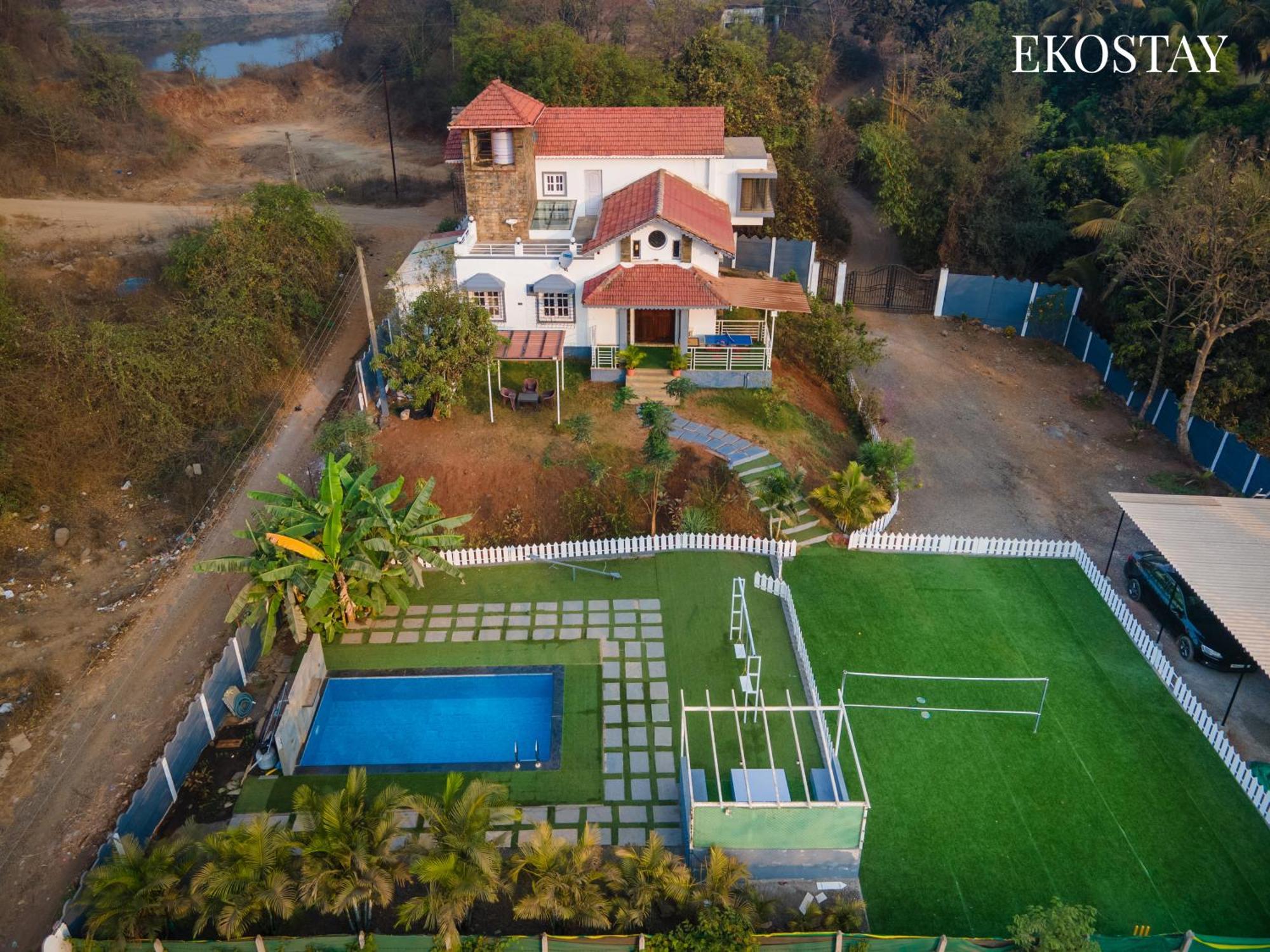 Ekostay - Mount Emerald Villa Алібаґ Екстер'єр фото